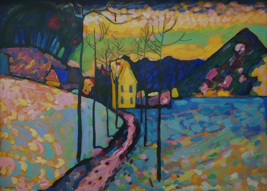 Winter Landscape By Wassily Kandinsky Painting