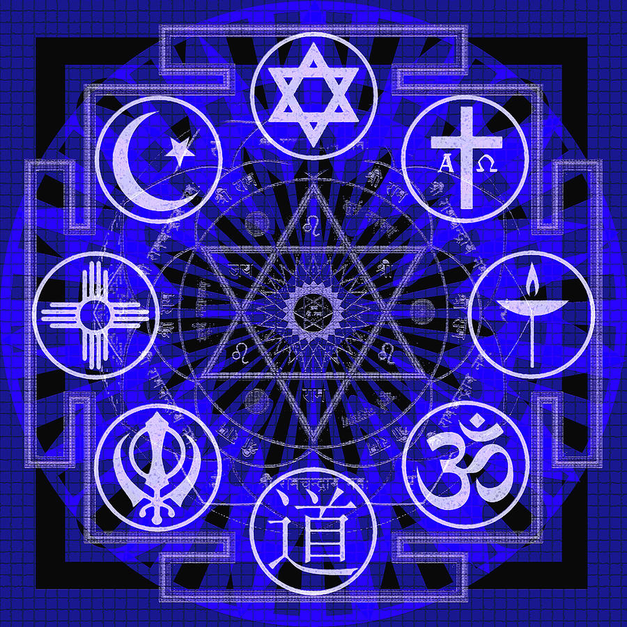 5 World Religions Digital Art by Sol To Soul - Fine Art America