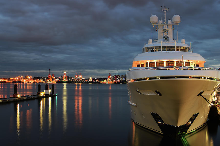 Yacht Huntress Vancouver Canada Photograph by Gregoz Gawronski