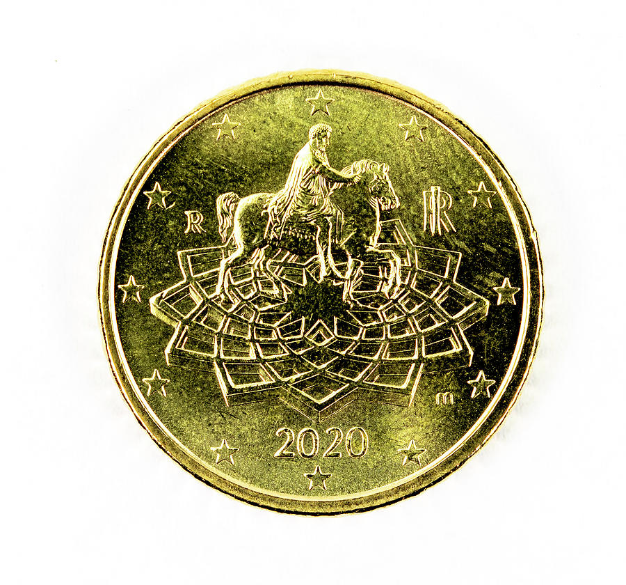 50 Euro Cents Coin Back Side Photograph by Cardaio Federico