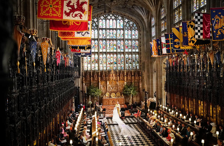 Prince Harry Marries Ms. Meghan Markle - Windsor Castle #50 Photograph by WPA Pool