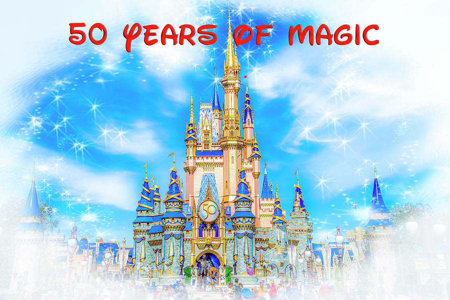 50 Years of Magic Postcard Photograph by Mark Andrew Thomas