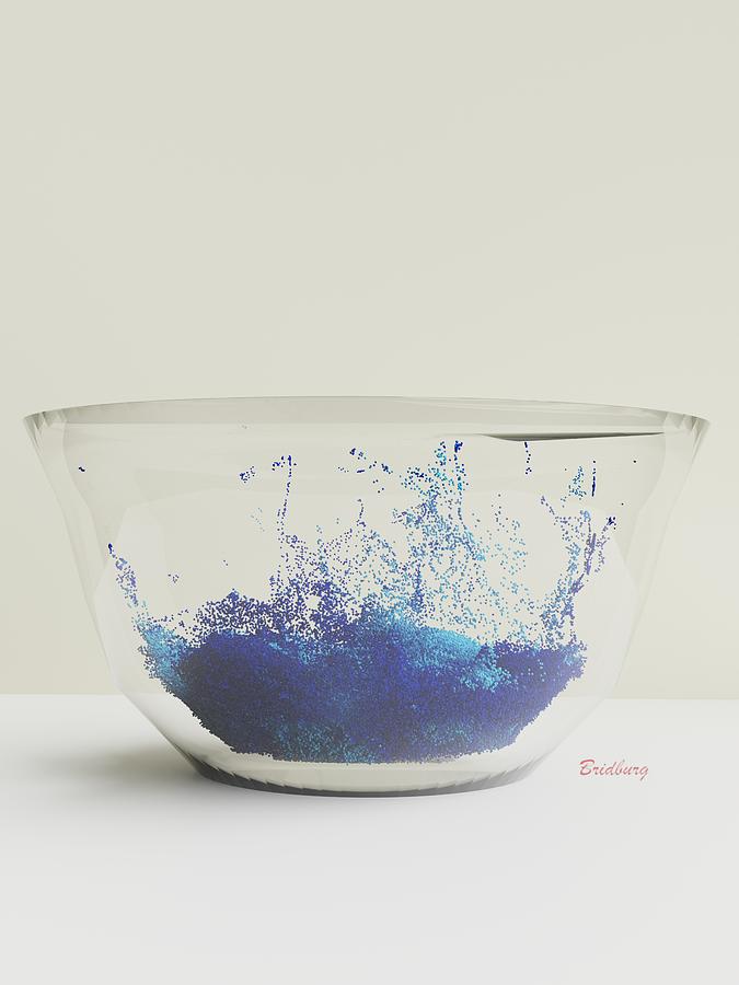 501 Bowl Waves Digital Art by David Bridburg