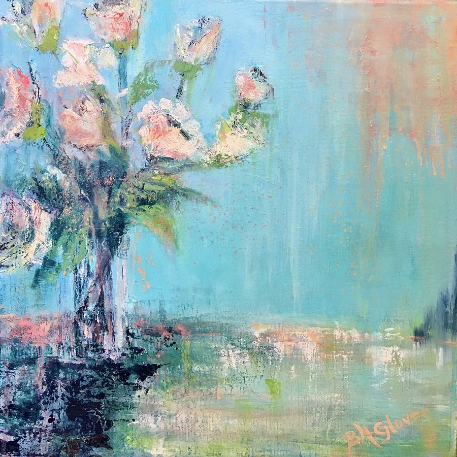 #507 Pink Roses #507 Painting by Barbara Hammett Glover