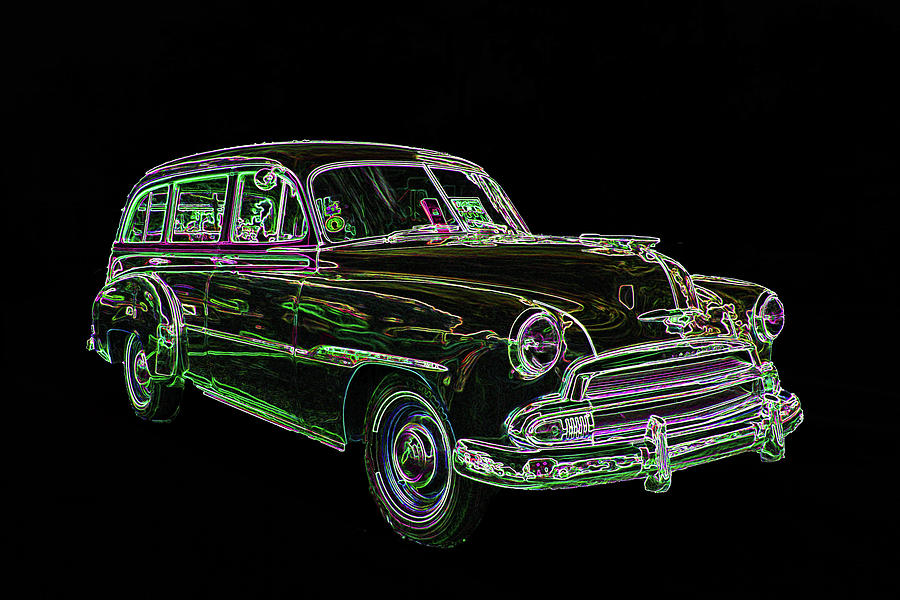 51 Chevy Wagon #51 Photograph by Ira Marcus
