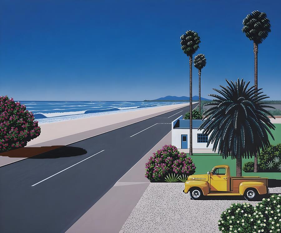 Coastal Painting - Hiroshi Nagai #51 by Hiroshi Nagai