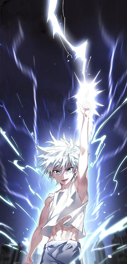 Killua Zoldyck Lightning Digital Art by Nguyen Hai - Fine Art America