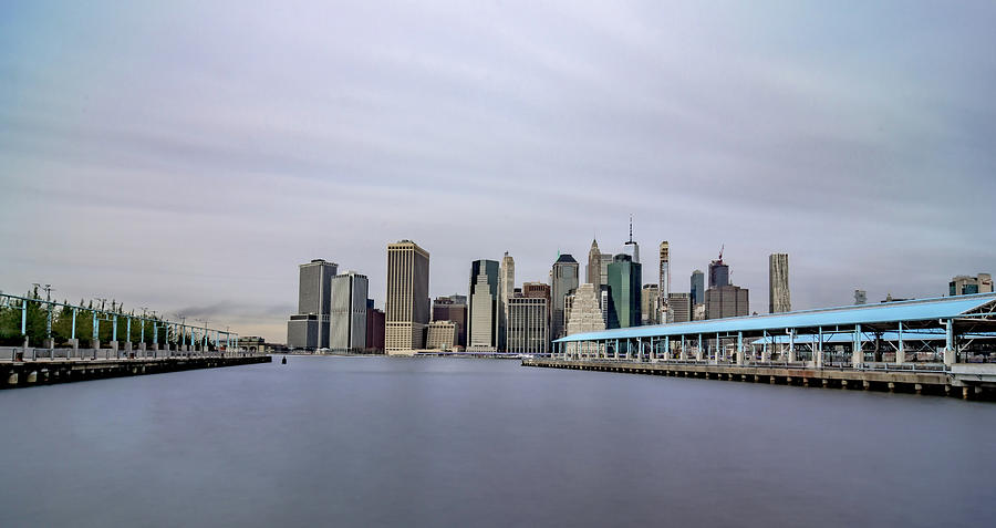 New York City Skyline On A Cloudy Day #51 Photograph by Alex Grichenko