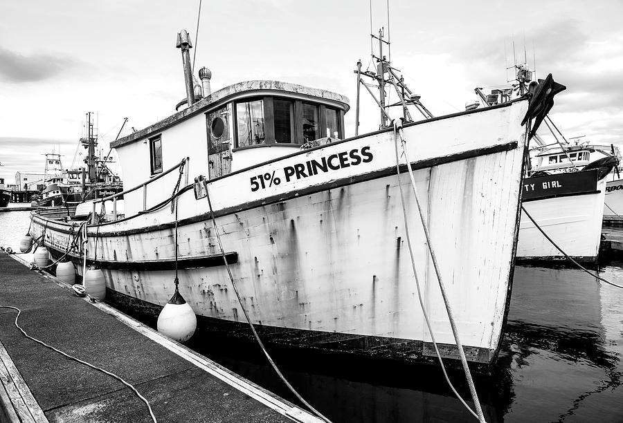 51 Percent Princess Gallery Quality Black and White Photograph Photograph by Greg Sigrist