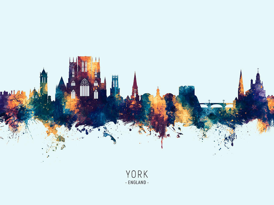 York England Skyline Digital Art by Michael Tompsett - Pixels