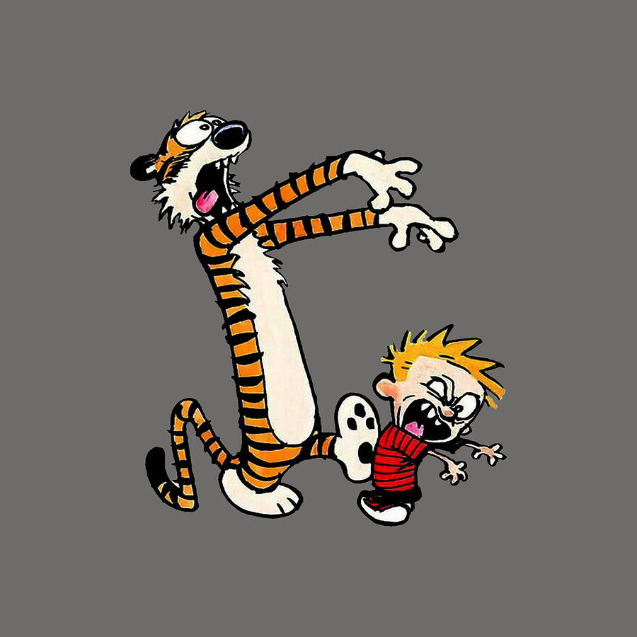 Calvin And Hobbes Digital Art By Jason Seger Fine Art America