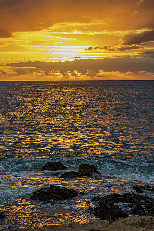 5.1957  Hawaiian Sunset #51957 Photograph by Stephen Parker