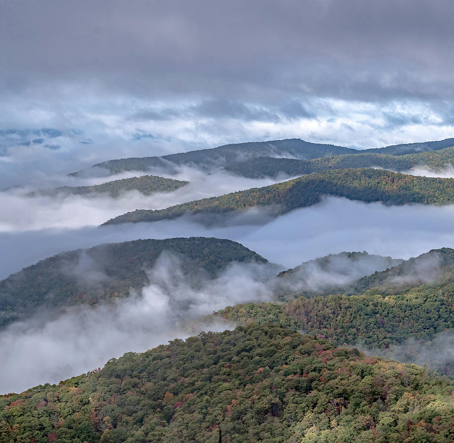 Autumn in the Appalachian Mountains Viewed Along the Blue Ridge  #52 Photograph by Alex Grichenko