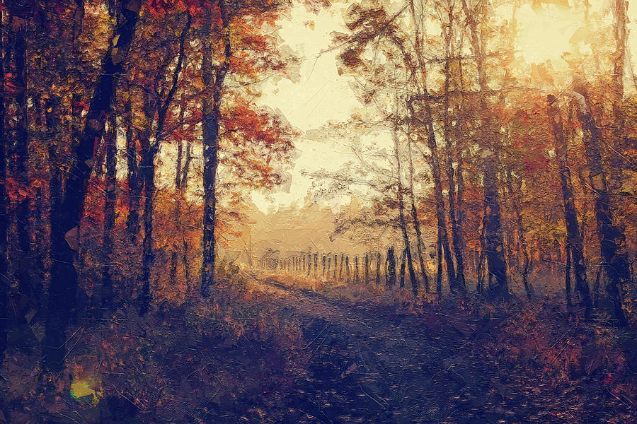 Autumn is Here #52 Digital Art by TintoDesigns