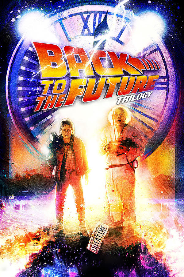 Back to the Future Collection Digital Art by Geek N Rock