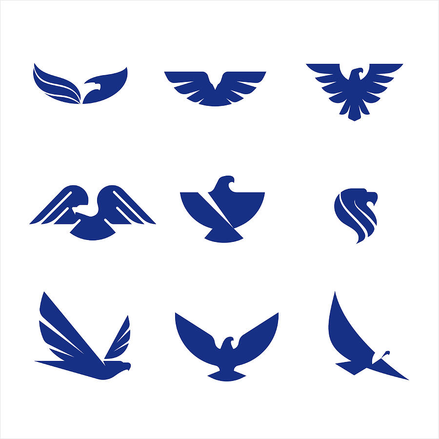 Eagle Icon #52 Drawing by Ly86 Eagle Icon #52 Drawing by Ly86
