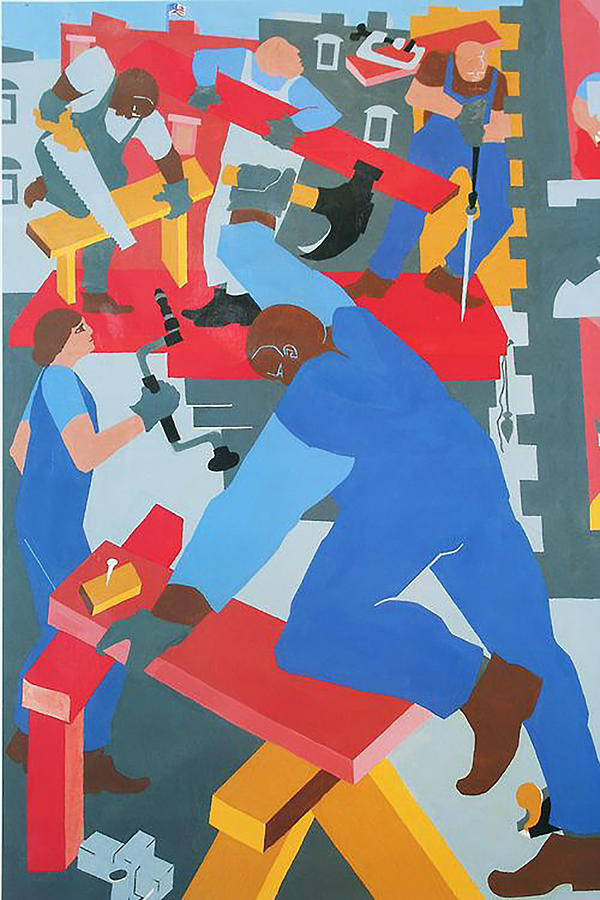 Jacob Lawrence #52 Painting by Achraf Hamdi - Fine Art America