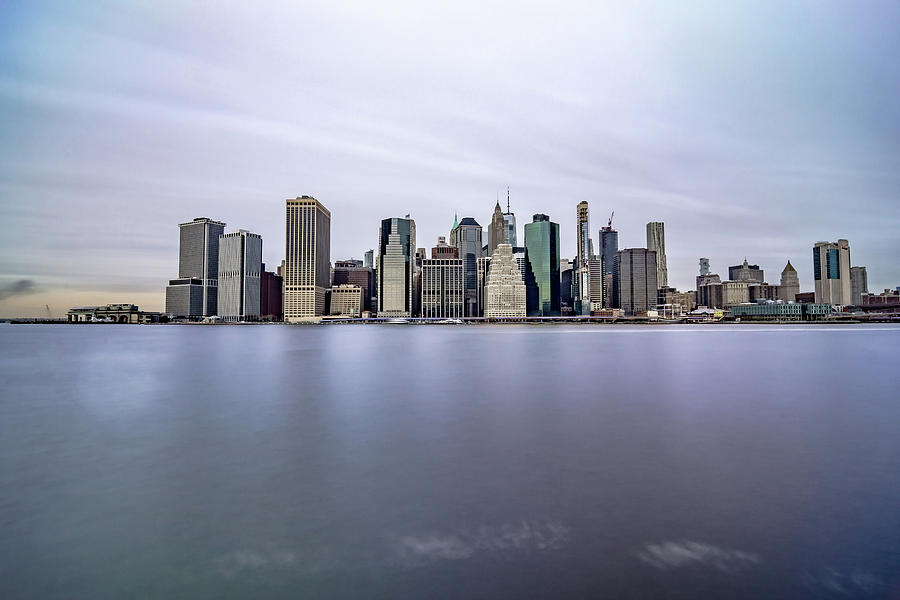 New York City Skyline On A Cloudy Day #52 Photograph by Alex Grichenko