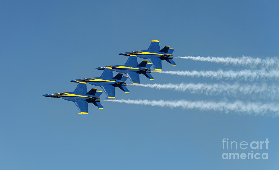 Flyby from the Blue Angels Photograph by Dale Powell