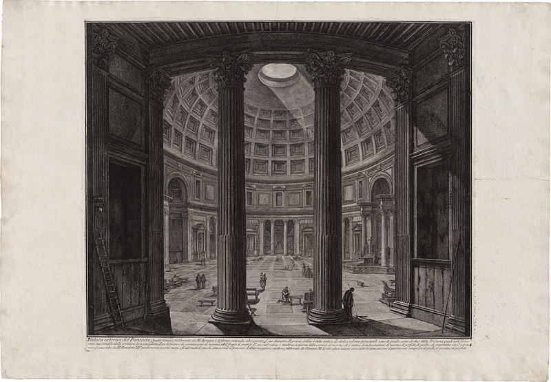 5288, 117, Piranesi, Giovanni Battista, Veduta interna del Pantheon ...