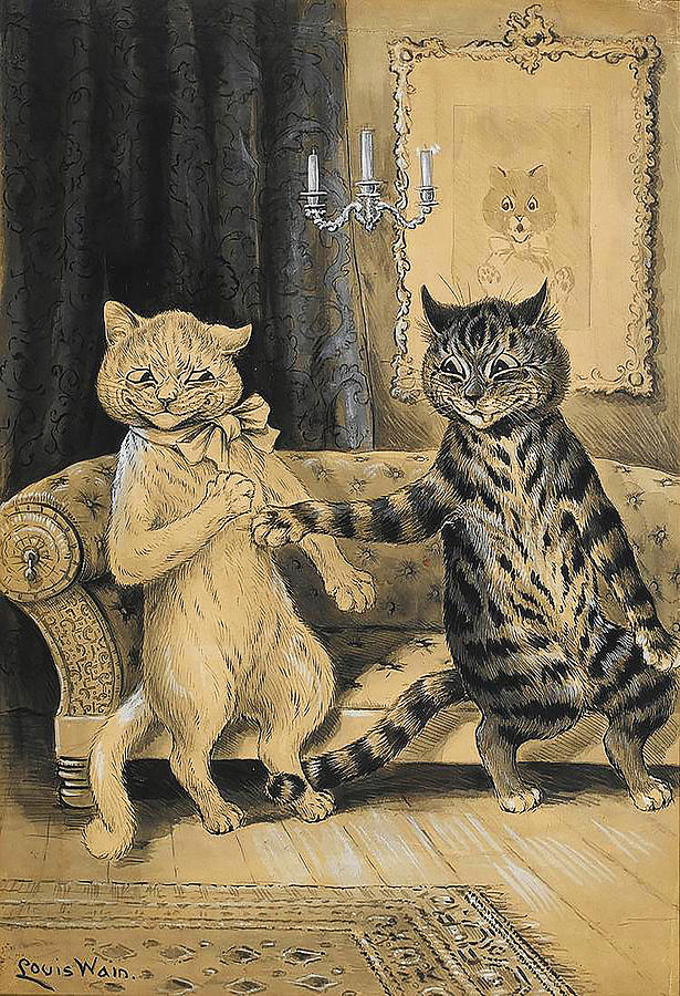 Louis Wain Painting by Ahmed Karimi - Fine Art America