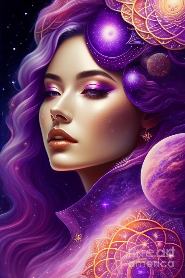 The Beautiful Woman Body Fantasy Universe Digital Art by Boon Mee - Pixels
