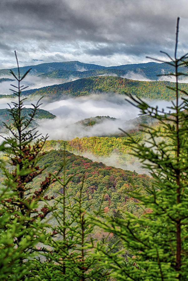 Autumn in the Appalachian Mountains Viewed Along the Blue Ridge  #54 Photograph by Alex Grichenko
