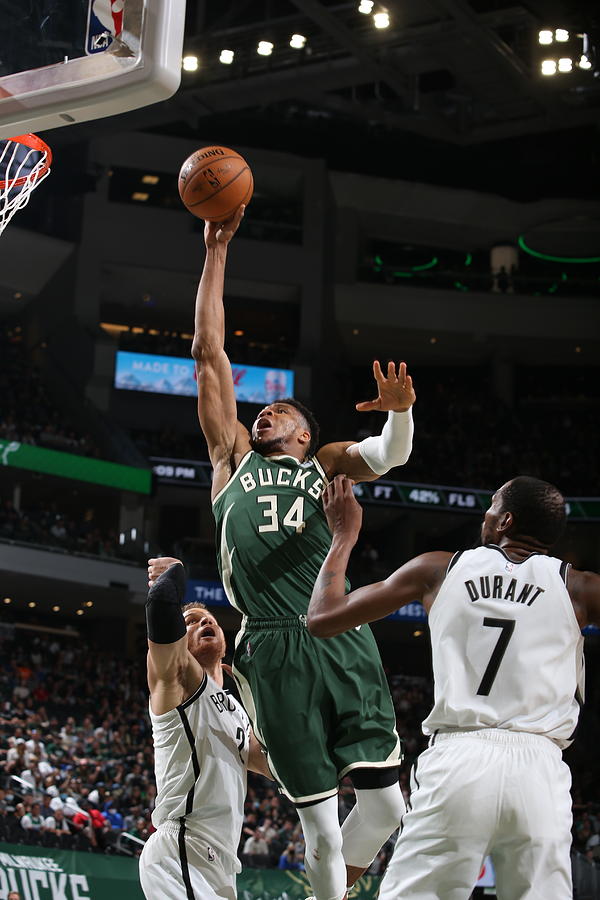 Giannis Antetokounmpo #54 Photograph by Gary Dineen