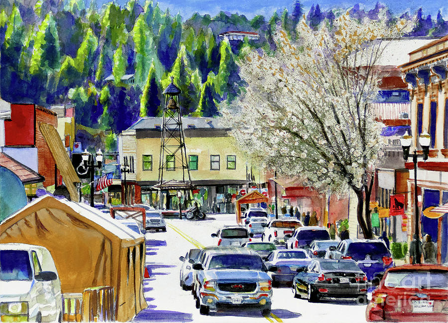 #544 Placerville 2021 #544 Painting by William Lum