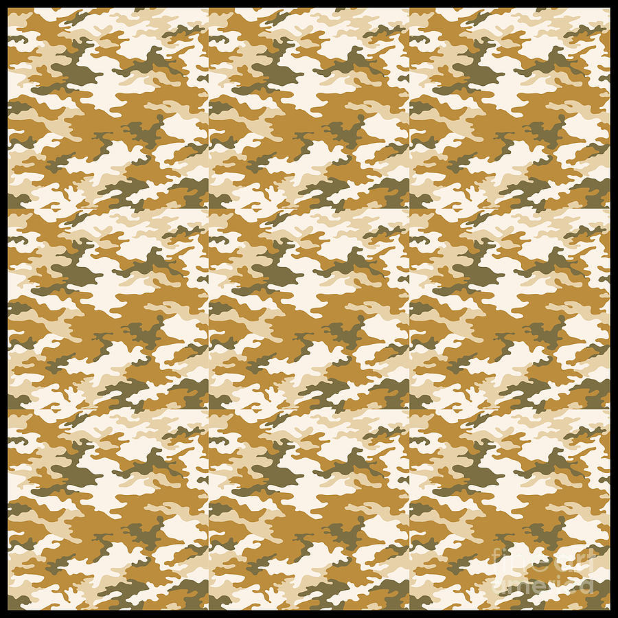 Camouflage Pattern Camo Stealth Hide Military Digital Art by Mister Tee ...