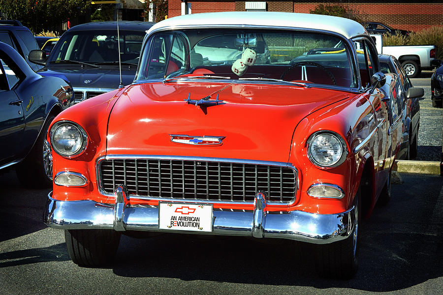 55 Chevy An American Revolution Photograph by Bill Swartwout Photography