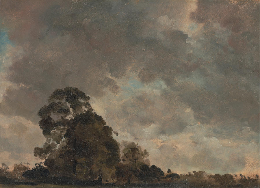 Study Painting -  Cloud Study #3 by John Constable
