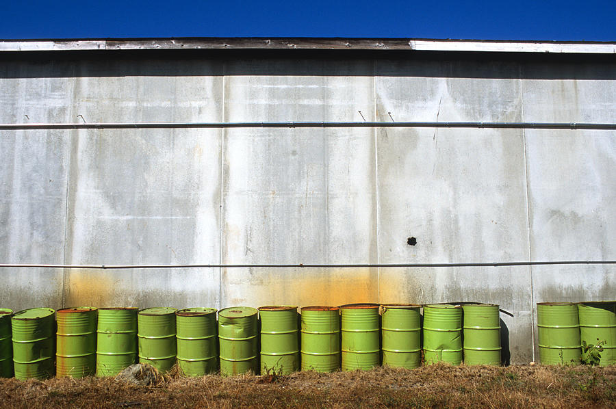 55 Gallon Drums Photograph by Aaron McCoy