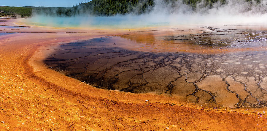Grand Prismatic Spring in Yellowstone National Park #55 Photograph by Alex Grichenko