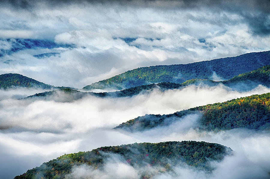 Autumn in the Appalachian Mountains Viewed Along the Blue Ridge  #56 Photograph by Alex Grichenko