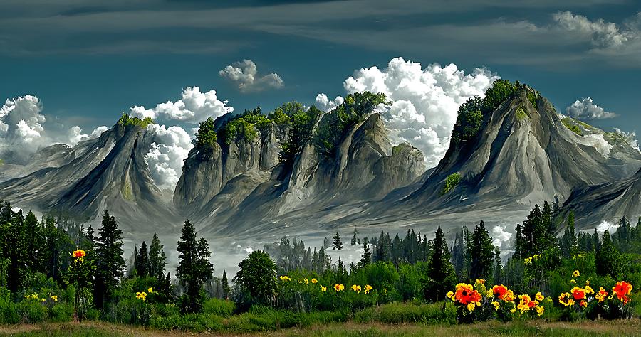 Gorgeous Landscape 10 Digital Art by Frederick Butt