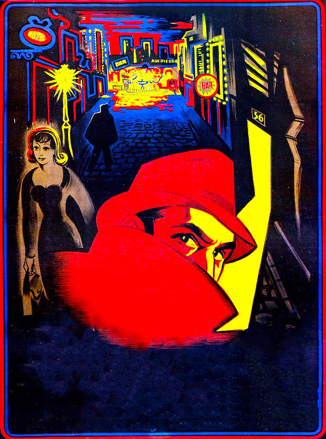 56 Rue Pigalle , 1949, base movie poster artwork #56 Painting by Movie World Posters