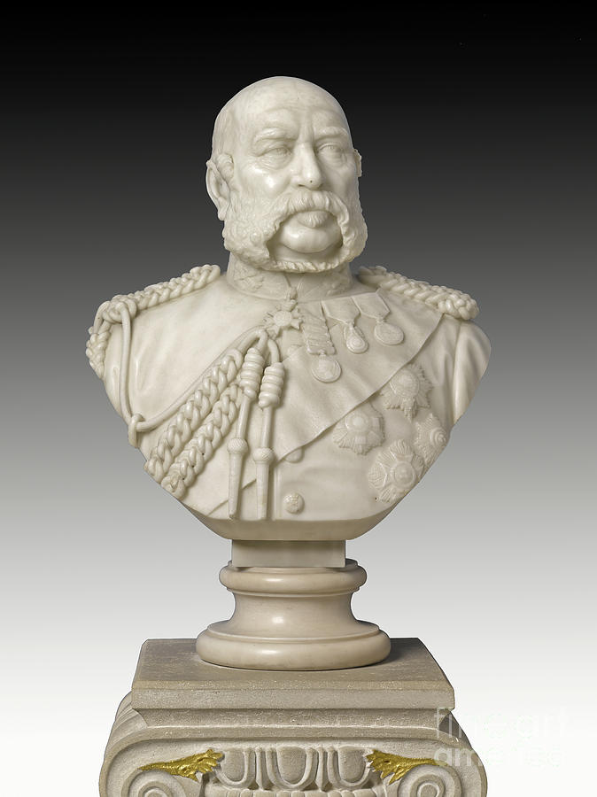 Prince George, 2nd Duke of Cambridge, 1883 Sculpture by Heinrich-Ludwig von Gleichen-Russworm