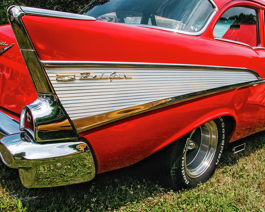 57 Chevy Bel Air Photograph by Tom Brickhouse