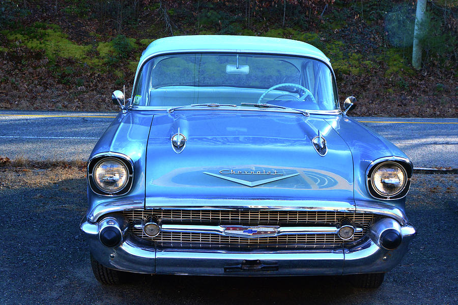 Vintage Photograph - 57 Chevy by Mike Martin