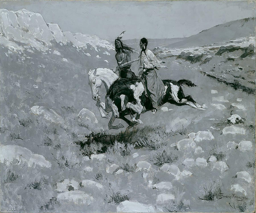 Frederic Remington Painting by Ahmed Karimi - Fine Art America