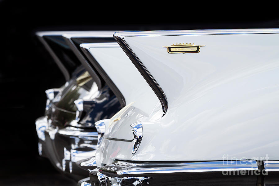58 Cadillac Fins #58 Photograph by Dennis Hedberg