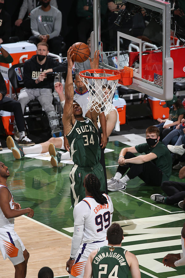 Giannis Antetokounmpo #58 Photograph by Gary Dineen