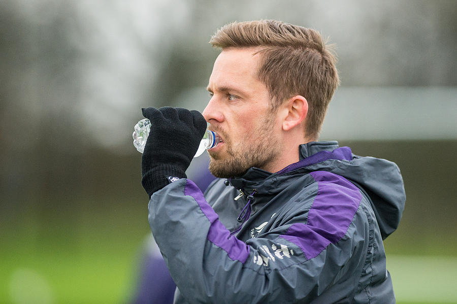 Swansea City Training #58 Photograph by Athena Pictures