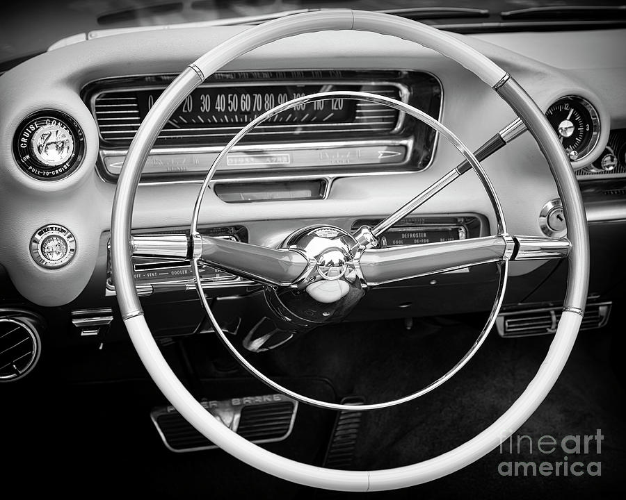 59 Cadillac Dash #59 Photograph by Dennis Hedberg