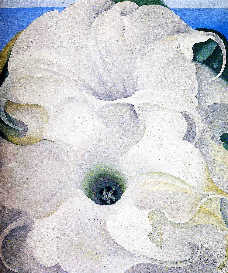 Georgia O'Keeffe Painting by Ahmed Karimi - Pixels