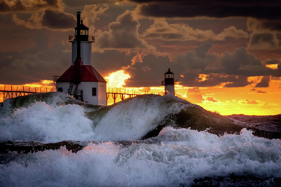 St. Joseph Michigan Lighthouse Photograph by Molly Pate