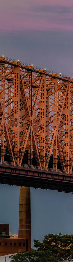 59 Street Queensboro Bridge Full Moon 1 of 5 Photograph by Susan Candelario