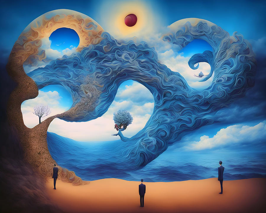 Surreal Art, Generative AI Illustration Digital Art by Miroslav Nemecek ...