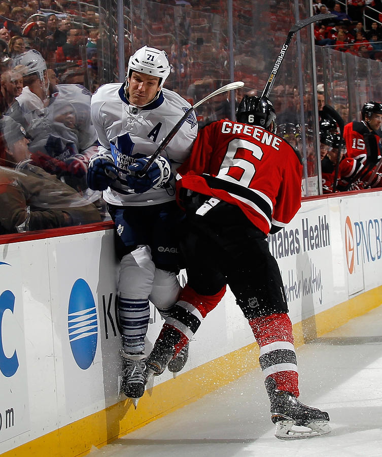 Toronto Maple Leafs v New Jersey Devils #59 Photograph by Bruce Bennett